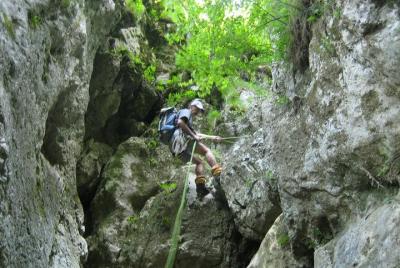 Canyoning on Dambovicioara Gorges from Brasov