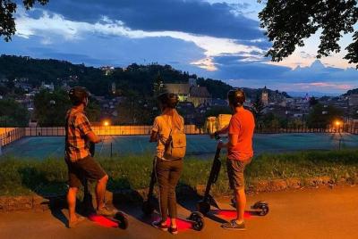 Brasov Old Town Guided Tour With Electric Scooters Brasov Old Town Guided Tour With Electric Scooters