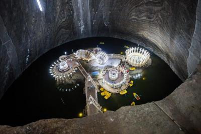 Explore Turda Salt Mine, Transylvania