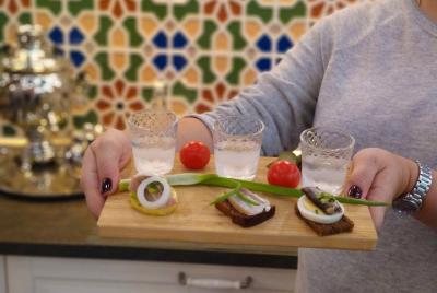 Vodka and Traditional Snacks with a Local St Petersburg Family