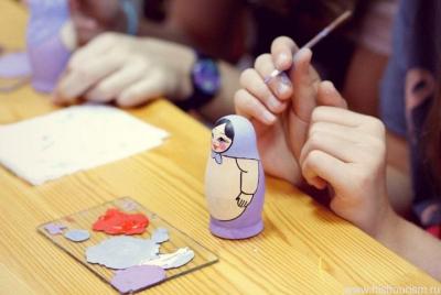 Matrioshka-doll painting master-class