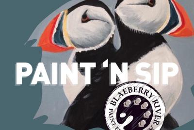 Puffin Paint and Sip at Kilted Kangaroo, Stirling.