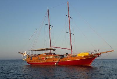 Private half day sailing yacht cruise for max 40 Quests Panormitis Private half day sailing yacht cruise for max 40 Quests Panormitis