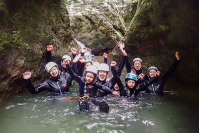 Family Canyoning near Lake Bled Family Canyoning near Lake Bled