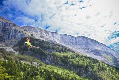 Zipline in Slovenia