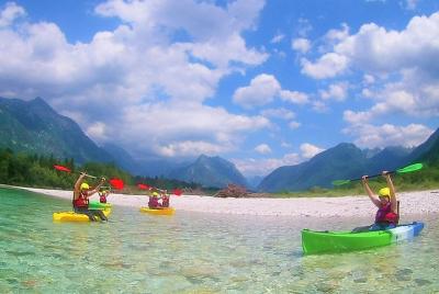 Kayak Trip On Soca River Kayak Trip On Soca River