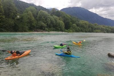 1 DAY KAYAK CLASS on Soča river 1 DAY KAYAK CLASS on Soča river