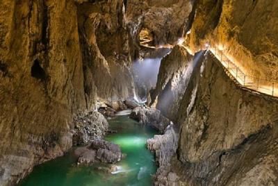 UNESCO's Skocjan Caves, Europe's largest underground canyon, Half