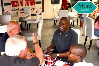 PVT African Meal w/ Chef Founder experience w/ Hotel Pickup & Pho PVT African Meal w/ Chef Founder experience w/ Hotel Pickup & Pho