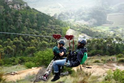 Zip-lining in Cape Town - Based at the Foot of the Table Mountain