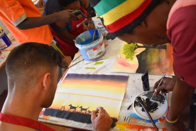 Painting & Drawing Jam with an Artist Activist w/ Kids add-on Painting & Drawing Jam with an Artist Activist w/ Kids add-on