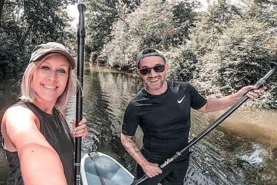 Paddleboarding with a Changemaker