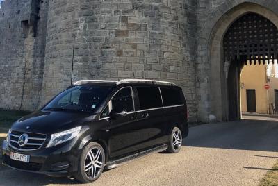 Transfer in high-end Mercedes minibus Nimes / Aigues Mortes, 7 passengers Transfer in high-end Mercedes minibus Nimes / Aigues Mortes, 7 passengers