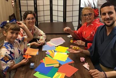 Japanese Origami (Paper Folding) Workshop Kyoto MAIKOYA