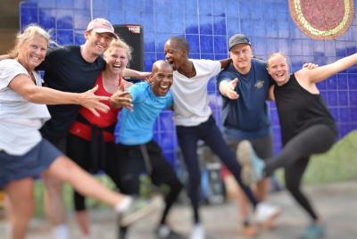 African Zumba & Inspiring Stories w/ NGO Kids, Hotel Pickup & Pho African Zumba & Inspiring Stories w/ NGO Kids, Hotel Pickup & Pho