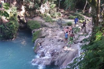 Blue Hole is unique for its natural habitat and great waterfalls Blue Hole is unique for its natural habitat and great waterfalls