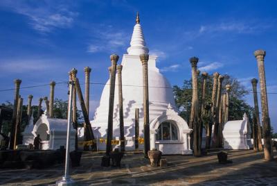 Sacred City of Anuradhapura from Dambulla