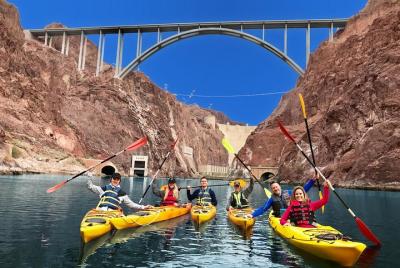 Hoover Dam Kayak Tour on Colorado River with Optional Pickup in Las Vegas  Hoover Dam Kayak Tour on Colorado River with Optional Pickup in Las Vegas