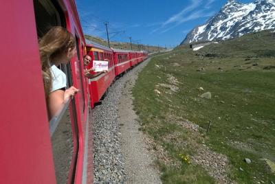 Bernina Express and Swiss Alps 1 day tour. Pick up from your hotel.