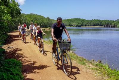 Cycling in Galle Lagoon Village Cycling in Galle Lagoon Village