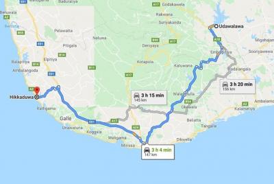 Udawalawe City to Hikkaduwa City Private Transfer Udawalawe City to Hikkaduwa City Private Transfer