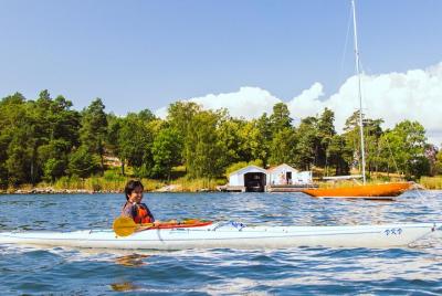 Kayaking tour around Vaxholm in Stockholm Archipelago - private group