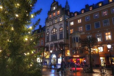 Christmas City Walk in the Stockholm Old Town Christmas City Walk in the Stockholm Old Town