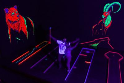 3D blacklightminigolf Interlaken 3D blacklightminigolf Interlaken