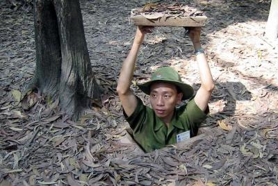 Big Group Cu Chi Tunnels Half Day
