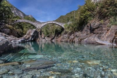 Verzasca valley, river and waterfall private guided tour, from Lu Verzasca valley, river and waterfall private guided tour, from Lu