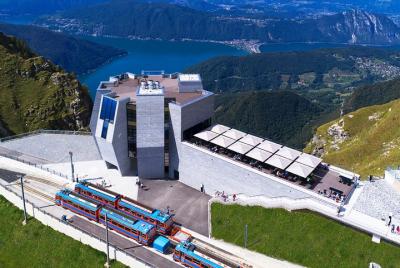 Roundtrip to the Monte Generoso by cogwheel train from Lake Lugan Roundtrip to the Monte Generoso by cogwheel train from Lake Lugan
