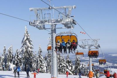 Full-Day Skiing on Klínovec Tour from Prague