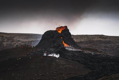 Geldingardalur Eruption Small Group Tour with pick-up in Reykjavi