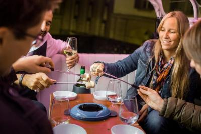 Geneva Fondue Tour in a eTukTuk Geneva Fondue Tour in a eTukTuk