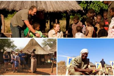 Victoria falls Local Village tour experience & Boma dinner drumming show Victoria falls Local Village tour experience & Boma dinner drumming show