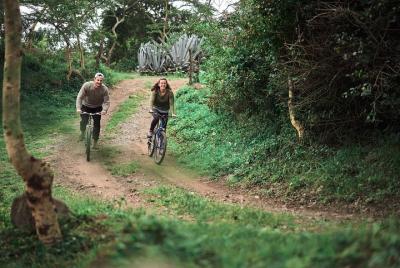 Guided bike tour at the border of Arusha National Park Guided bike tour at the border of Arusha National Park