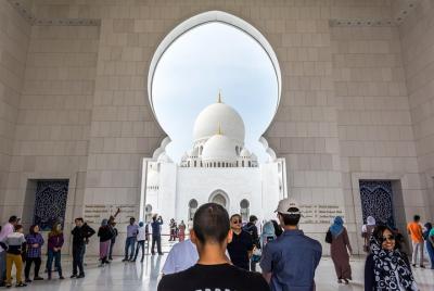 Half Day Sheikh Zayed Mosque & Dubai Evening Desert Safari Combo Half Day Sheikh Zayed Mosque & Dubai Evening Desert Safari Combo