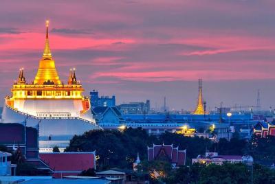 Glittering Bangkok Skyline Experience with Neon Light