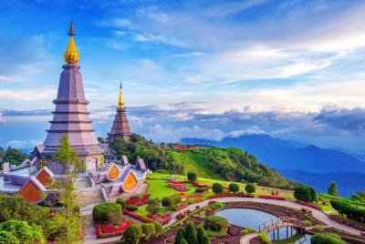 Doi Inthanon National Park, Waterfall and Royal Project from Chia Doi Inthanon National Park, Waterfall and Royal Project from Chia