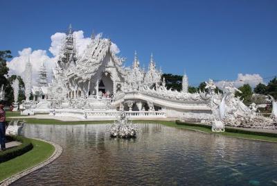 ChiangRai oneday! White temple + Black house + Blue temple with Longneck people ChiangRai oneday! White temple + Black house + Blue temple with Longneck people
