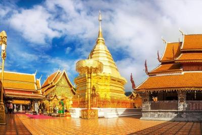 Wat Doi Suthep & Hmong Hill Tribe Village from Chiang Mai Wat Doi Suthep & Hmong Hill Tribe Village from Chiang Mai