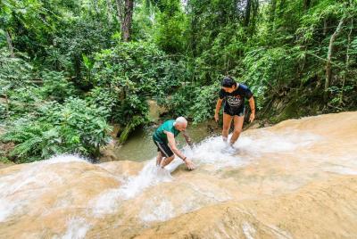 Climb Sticky Waterfall Like a Spiderman Climb Sticky Waterfall Like a Spiderman
