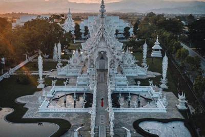 Full Day Chiang Rai White+Blue+Black Temple & Thai Dinner +Traditional Massage Full Day Chiang Rai White+Blue+Black Temple & Thai Dinner +Traditional Massage