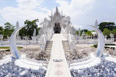 Chiang Rai White and Black and Blue Temple Chiang Rai White and Black and Blue Temple