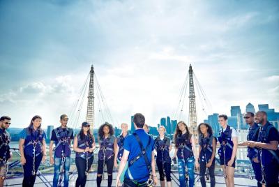 Up at The O2 Climb in London Up at The O2 Climb in London