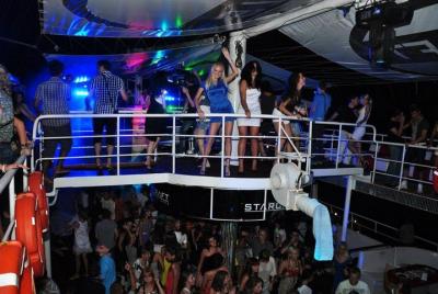 Party Boat at Night from Antalya Party Boat at Night from Antalya