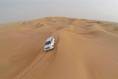 DESERT SAFARI Pickup BY BUS Dune Bashing By Land Cruiser 