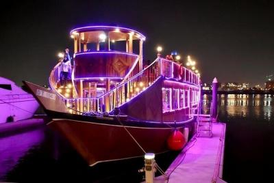 Luxury Dubai Water Canal Dinner Cruise with Live Shows and Intern Luxury Dubai Water Canal Dinner Cruise with Live Shows and Intern