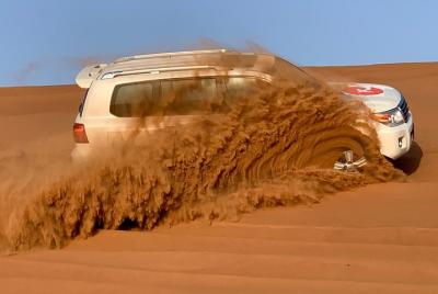 Morning Desert Safari - Red Sand Dune Bashing, Sand boarding and  Morning Desert Safari - Red Sand Dune Bashing, Sand boarding and