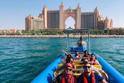 60min Dubai Speed Boat Tour: Burj Al Arab, Atlantis & Palm Jumeir